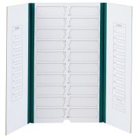 Slide Mailer, Cardboard, for 20 Slides, Green