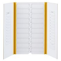 Slide Mailer, Cardboard, for 20 Slides, Yellow