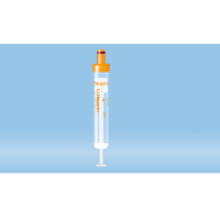 S-Monovette® Metal analysis, 7.5 ml, cap orange,  92 x 15 mm, with paper label