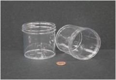 Jar, Wide Mouth, 180mL (6oz), PP, 70mm Opening, 2 7/16 x 2 5/8" (Screw Cap Packaged Separately)