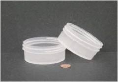 Jar, Wide Mouth, 120mL (4oz), PP, 89mm Opening, 3 3/16 x 1 3/8" (Screw Cap Packaged Separately)