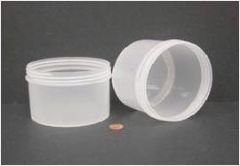 Jar, Wide Mouth, 720mL (24oz), PP, 120mm Opening, 4 3/8 x 3 1/8" (Screw Cap Packaged Separately)
