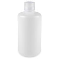 Narrow Mouth, Boston Round, HDPE with PP Closure, 1000mL