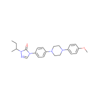 2-(2-Butyl)-4-{4-[4-(4-methyloxy-phenyl)-piperazin-1-yl]-phenyl}-2,4-dihydro-[1,2,4]-triazol-3-one