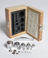 Analytical Weight Box Set of 9, Brass