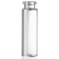 Headspace Vial, 20mL, Clear Glass, Crimp Closure, 20mm Tapered Opening, 22.6x75mm, Flat Bottom