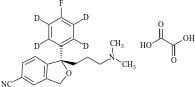 (S)-Citalopram-d4 Oxalate ((S)-Escitalopram-d4 Oxalate)