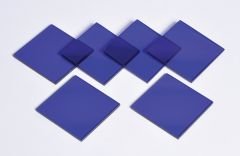 Cobalt Glass Plates