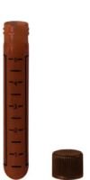 Screw cap tube, 5 ml,  75 x 13 mm, round base, Polypropylene, cap enclosed