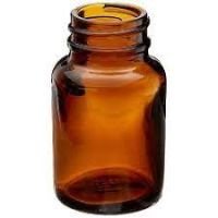 Amber Glass Wide Mouth Packers without Closures