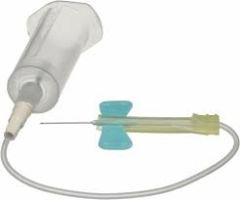 BD Vacutainer® Safety-Lok™ blood collection set with 12" tubing, 23G x 0.75", with pre-attached holder
