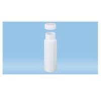 Mailing container, construction square, length 117 mm,  opening 28 mm, cap enclosed