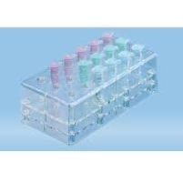 Rack, PC, format 6 x 3, suitable for micro tubes 2 ml, Microvette