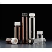 Precleaned - 60mL Clear Vial, 24-400mm Open Top Black Closure