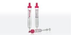 S-Monovette® cfDNA Exact, 9.2 ml, cap raspberry coloured,100 x 15 mm, with paper label