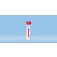 Micro sample tube Serum, 1.3 ml, screw cap, ISO, skirted conical base