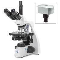 bScope trinocular microscope,HWF 10x/20mm, eyepiece, quin. Nosepiece, w/camera