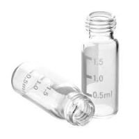 Clear Screw 9-425 Thread Vials, 2mL, with Spot