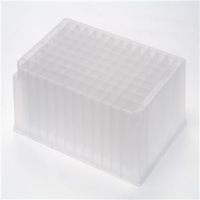Axygen® 96-well Clear Round Bottom 2.2 mL Polypropylene Deep Well Plate, 5 per Pack, Sterile