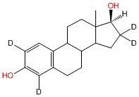 17β-Estradiol-2,4,16,16-d4