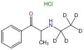 (±)-2-(Ethyl-d5-amino)propiophenone HCl