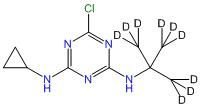 2-tert-Butylamino-d9-4-chloro-6-cyclopropylamino-1,3,5-triazine