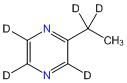 2-Ethyl-α,α-d2-pyrazine-3,5,6-d3