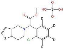 (±)-Clopidogrel-d4 Hydrogen Sulfate (2-chlorophenyl-d4)