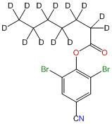 2,6-Dibromo-4-cyanophenyl Heptanoate-d13