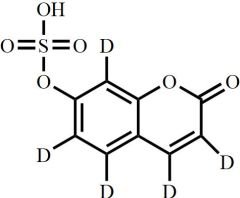 7-Hydroxycoumarin-d5 sulfate