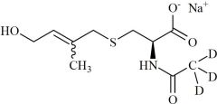 Acetylcysteine Impurity 20-d3 Sodium Salt (Mixture of Z and E Isomers)