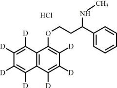 rac-N-Desmethyl Dapoxetine-d7 HCl