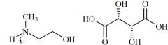 2-Dimethylaminoethanol L-Tartrate