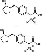 trans-Hydroxy Loxoprofen-13C-d3 (Mixture of Diastereomers)
