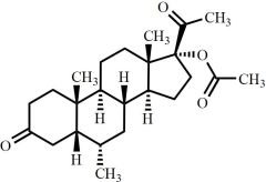 Medroxyprogesterone Acetate EP Impurity F (Medroxyprogesterone Acetate USP Related Compound A, 4,5-beta-Dihydromedroxyprogesterone Acetate)
