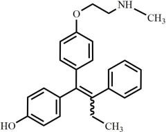 4-Hydroxy-N-Desmethyl Tamoxifen (Endoxifen) (Mixture of Z and E Isomers)
