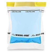 3 x 5 White Block Whirl-Pak® Bags - 2 oz