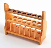Test Tube Rack, 13-Tube, Wooden