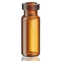 Chromatography Vial, 2mL, Amber Glass, Crimp Closure, 11mm Large Opening, 12x32mm
