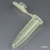 Microcentrifuge Tube, 0.5mL, PP, Attached Snap Cap, Graduated, ASSORTED, Certified: Rnase, Dnase and Pryogen Free