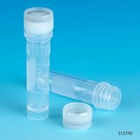 Microtube, 2mL, Self-Standing, Attached Screw Cap, with O-Ring, STERILE, PP