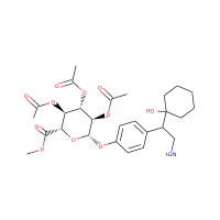 rac N,N-Didesmethyl-O-desmethyl Venlafaxine 2,3,4-Tri-O-acetyl-β-D-glucuronide Methyl Ester