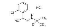 Clorprenaline D7 (isopropyl D7) hydrochloride