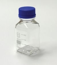 Media / Storage Bottles, Square, Borosilicate Glass