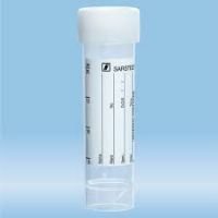 Screw cap tube, 25 ml, 90 x 25 mm, Polypropylene, with paper label