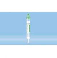 S-Monovette® Lithium heparin, 5.5 ml, cap green, 75 x 15 mm, with paper label