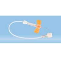 Safety-Multifly® needle, 25G x 3/4'', orange, tube length: 200 mm