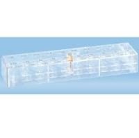 Rack, PC, format: 10 x 2, suitable for micro tubes 2 ml, Microvette,257 x 62 x 40 mm