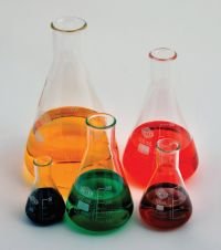 Erlenmeyer Flasks, Narrow Mouth, Borosilicate Glass