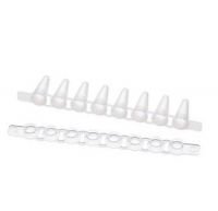 Eppendorf PCR Tube Strips, 0.1 mL, PCR clean, with Cap Strips, domed 